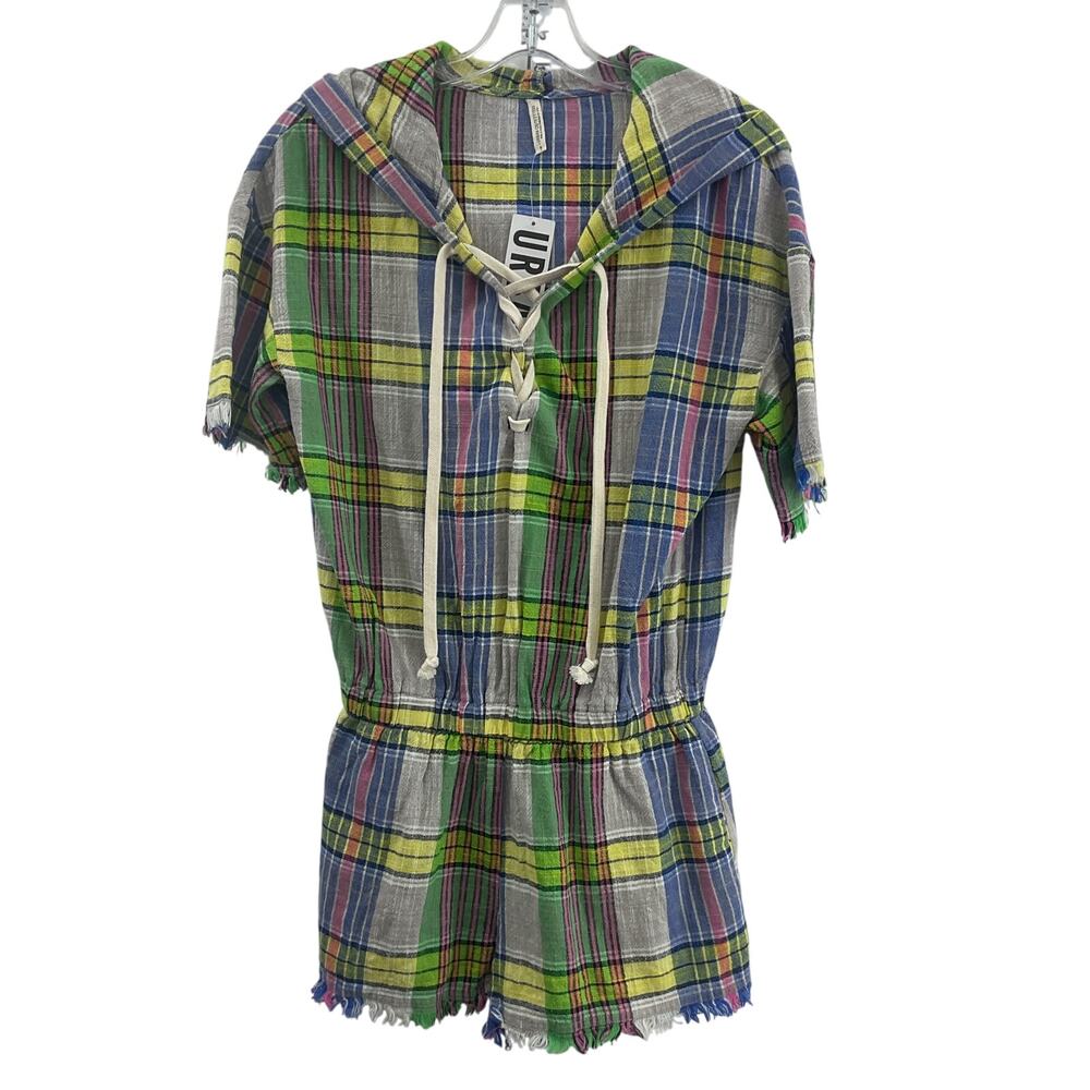 BOGOFREE Urban Outfitters Plaid Romper